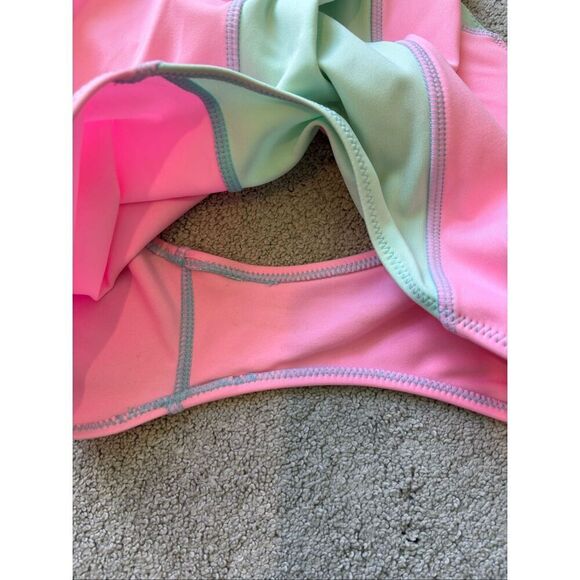 LoveShackFancy X Hurley• Max Colorblock One Piece swim, Large $228 A11 - Picture 10 of 11